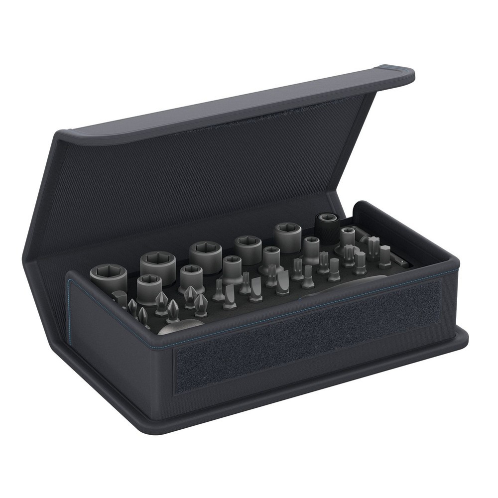 Produktabbildung Nr. 2: GEDORE Bit-Steckschlüssel-Satz mit Knarre 1/4" 35-tlg TC 666-MU-20