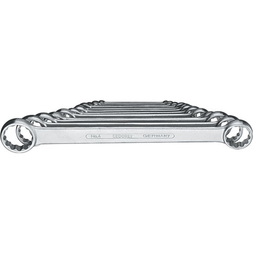 Produktabbildung: Doppelringschlüsselsatz 4-8 8-tlg.SW 6mm-22mm ger.
