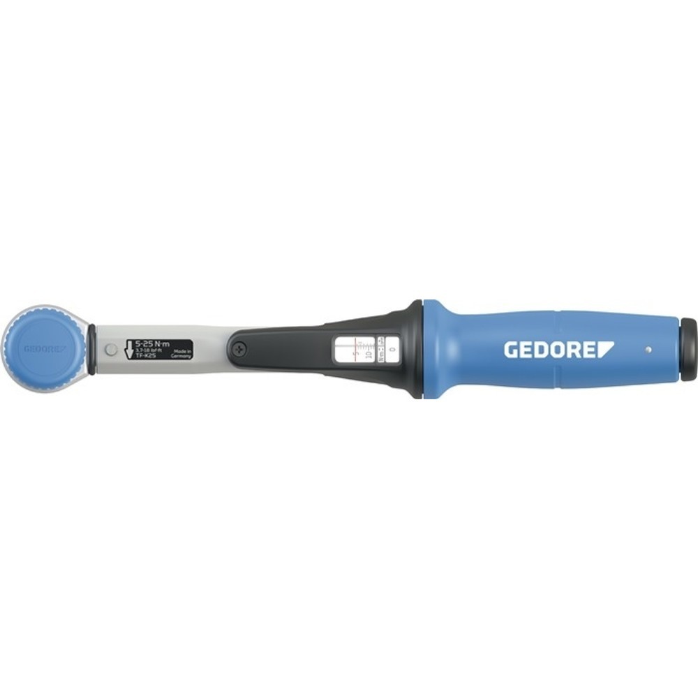 Produktabbildung: GEDORE Drehmomentschlüssel TF-K25, 1/4 Zoll 5 - 25 Nm