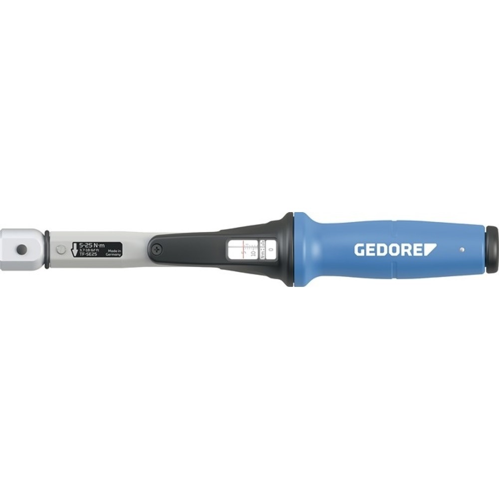 Produktabbildung: GEDORE Drehmomentschlüssel TF-SE25, 5 - 25 Nm, 9 x 12 mm