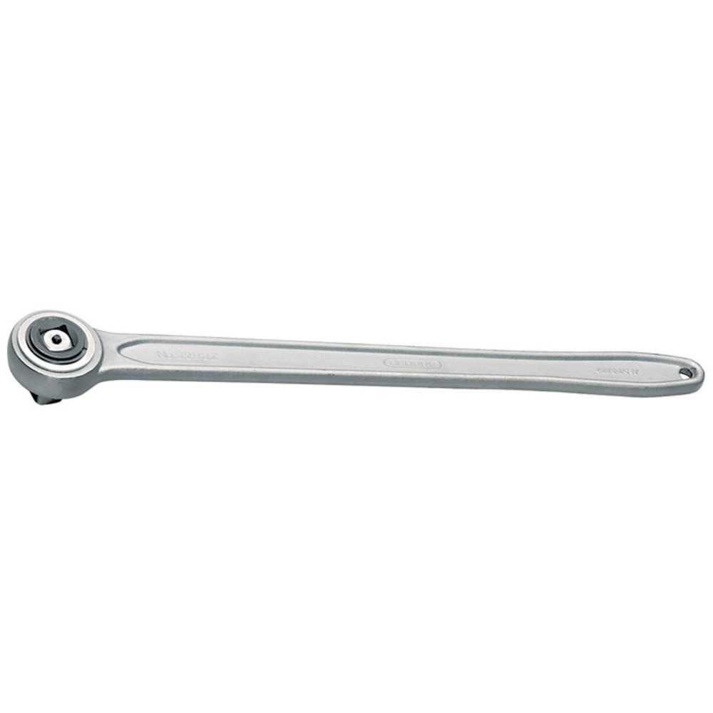 Produktabbildung: GEDORE D.-Knarre 3293 Z-94 3/4 Zoll 36 Z.L.510mm m.umsteckbaren 4-KT
