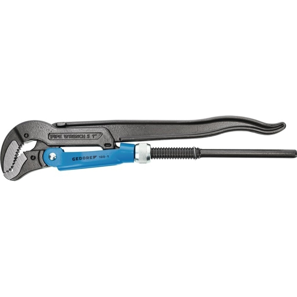 GEDORE Eckrohrzange Eck-Schwede-snap®, für Rohre 3 ″, Gesamtlänge 630 mm Spannweite 110 mm Produktabbildung: GEDORE Eckrohrzange Eck-Schwede-snap®, für Rohre 3 ″, Gesamtlänge 630 mm Spannweite 110 mm