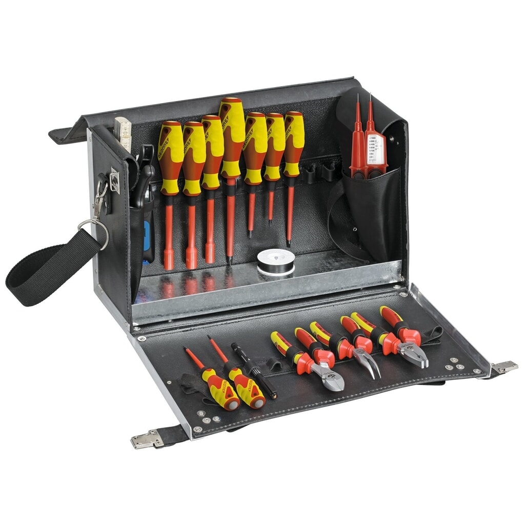 GEDORE Elektro-Werkzeugkoffer 18-teilig 1091 Produktabbildung: GEDORE Elektro-Werkzeugkoffer 18-teilig 1091