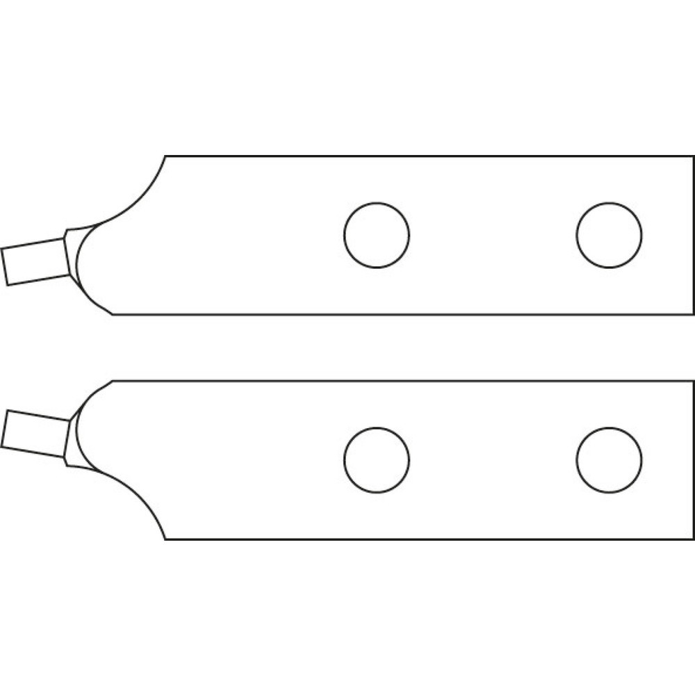 Produktabbildung: GEDORE Ersatzspitzen-Paar gewinkelt d 3,5 mm E-8000 J 51