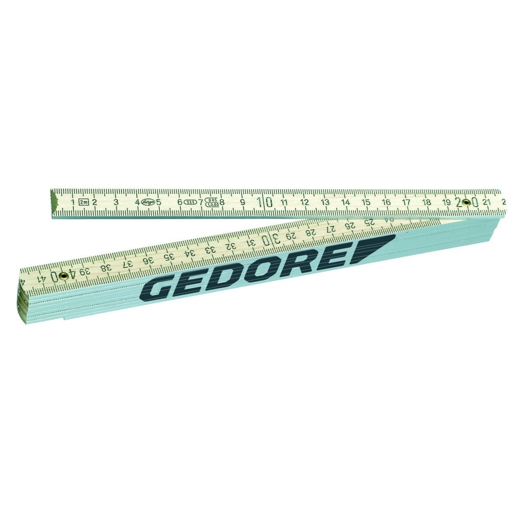 Produktabbildung: GEDORE Holzgliedermaßstab 2 m 4533-2
