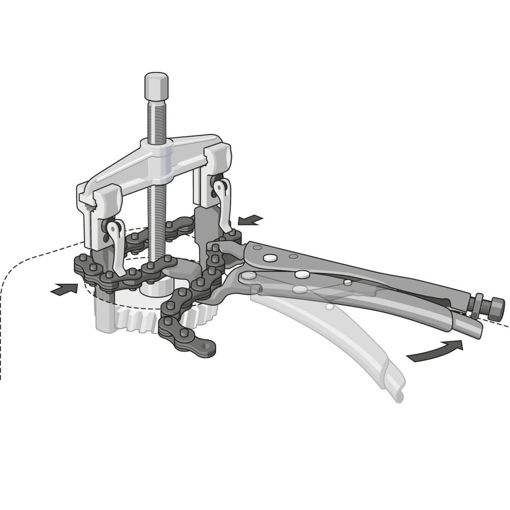 Produktabbildung Nr. 2: GEDORE Ketten-Gripzange 136 K-105