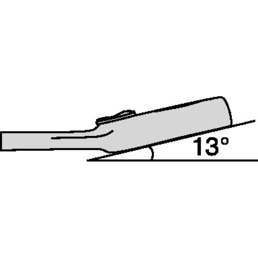 Knarrenringmaulschlüssel 7 UR 8 8mm umschalt. L.140 mm Arbeitswinkel 7Grad Produktabbildung Nr. 2: Knarrenringmaulschlüssel 7 UR 8 8mm umschalt. L.140 mm Arbeitswinkel 7Grad