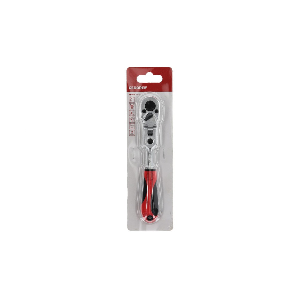 Produktabbildung Nr. 3: GEDORE red 2K-Glk.Bitknarre L/R 1/4 L.163mm RSW5° R40170027