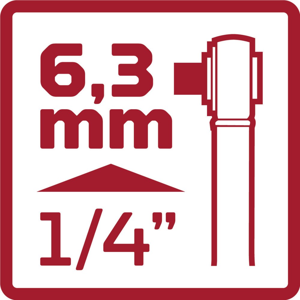 Produktabbildung Nr. 9: GEDORE red 2K-Glk.Bitknarre L/R 1/4 L.163mm RSW5° R40170027