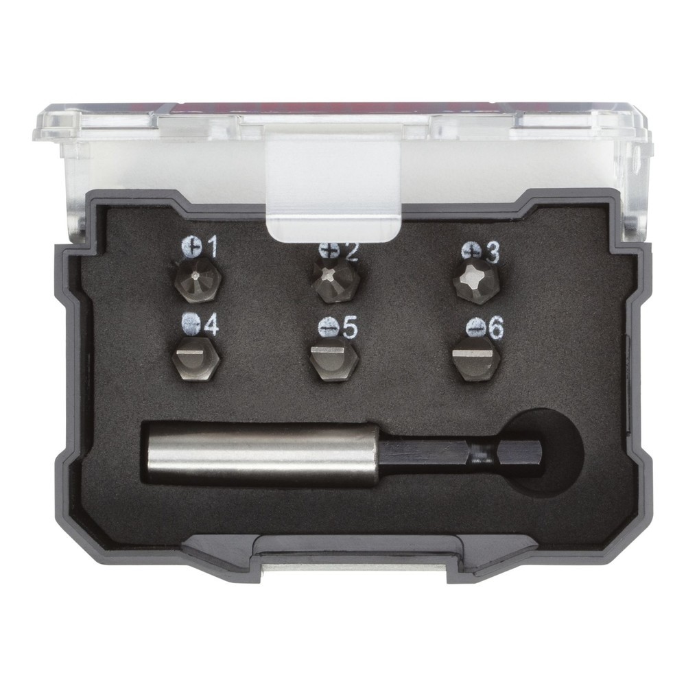 Produktabbildung Nr. 6: GEDORE red Bit-Box 1/4 PH+SL+Bithalter magn. 7tlg R33005007