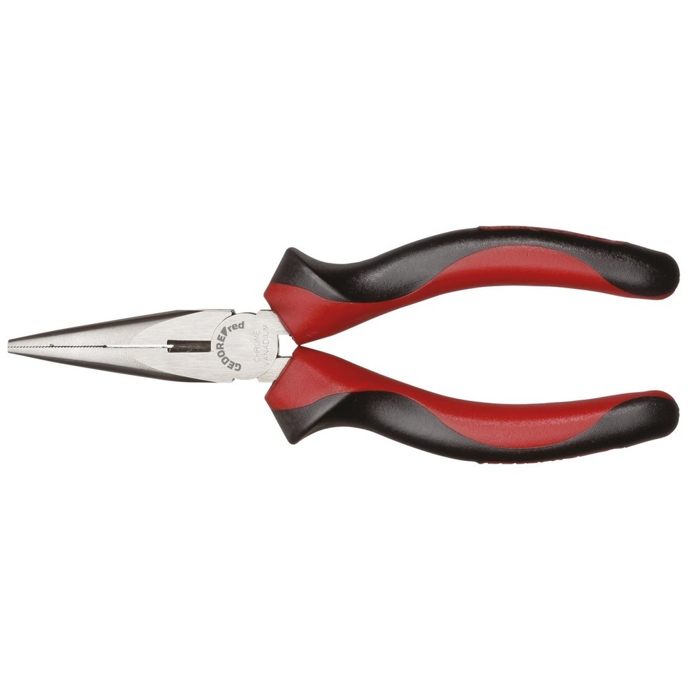 Produktabbildung: GEDORE red Flachrundzange gerade L.160mm 2K-Griff R28502160