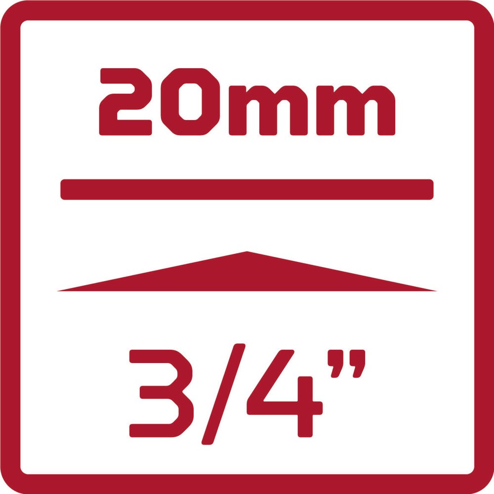 Produktabbildung Nr. 7: GEDORE red Steckschl.Einsatz 3/4 6kt SW28mm L.52mm R71002809