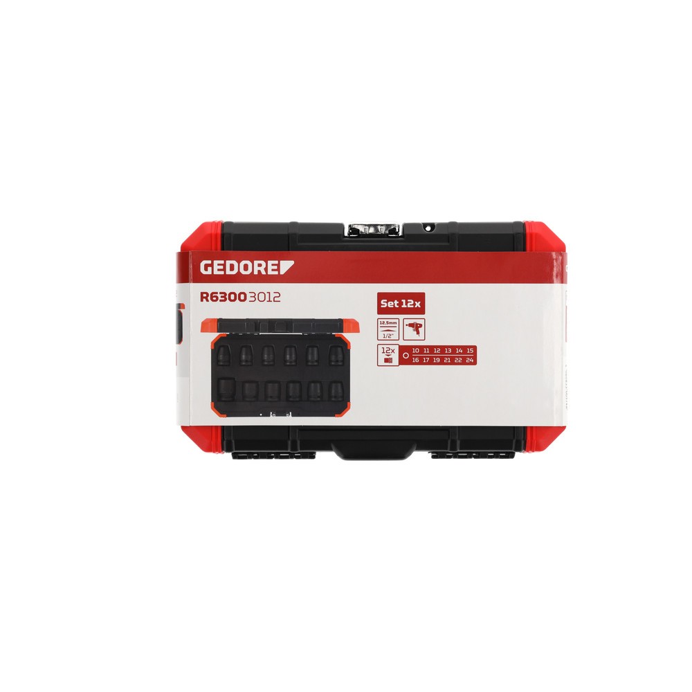 Produktabbildung Nr. 2: GEDORE red Kraftschr.Steckschl.Satz 1/2 12tlg R63003012
