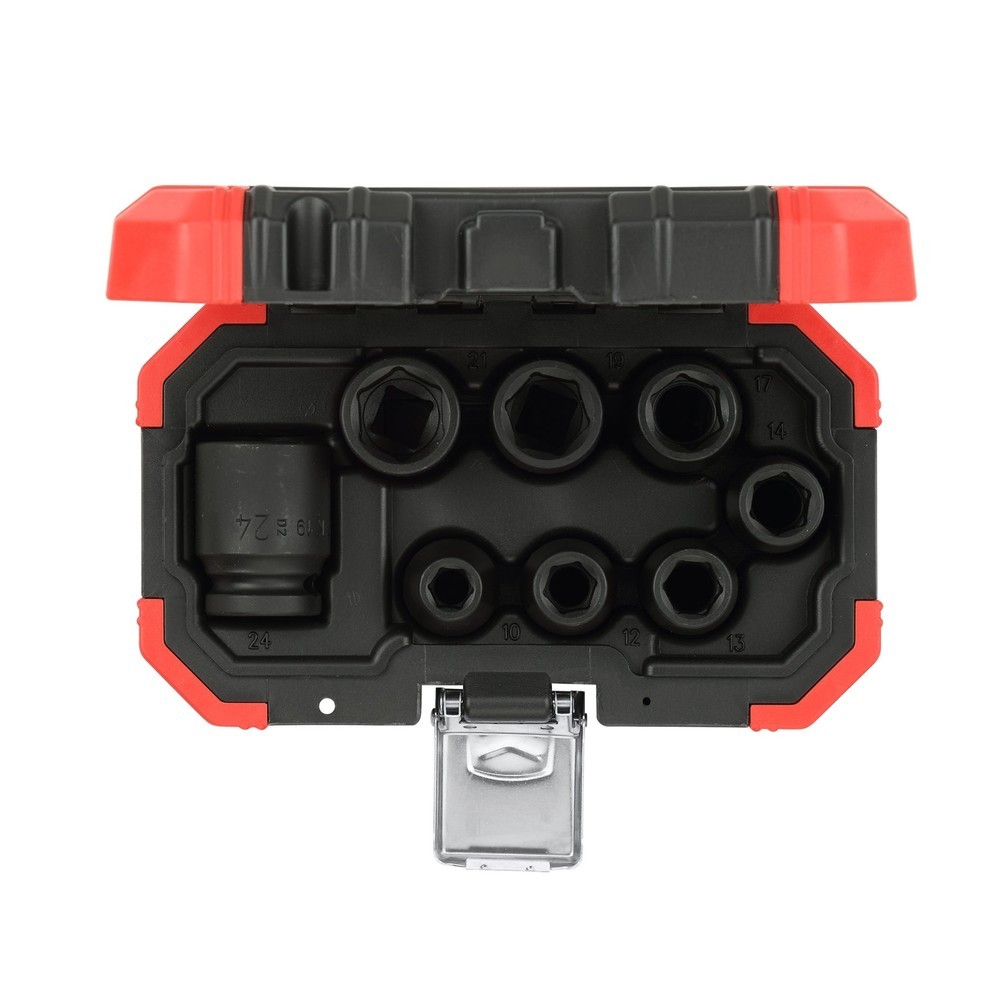 Produktabbildung: GEDORE red Kraftschr.Steckschl.Satz 1/2 8tlg R63003008