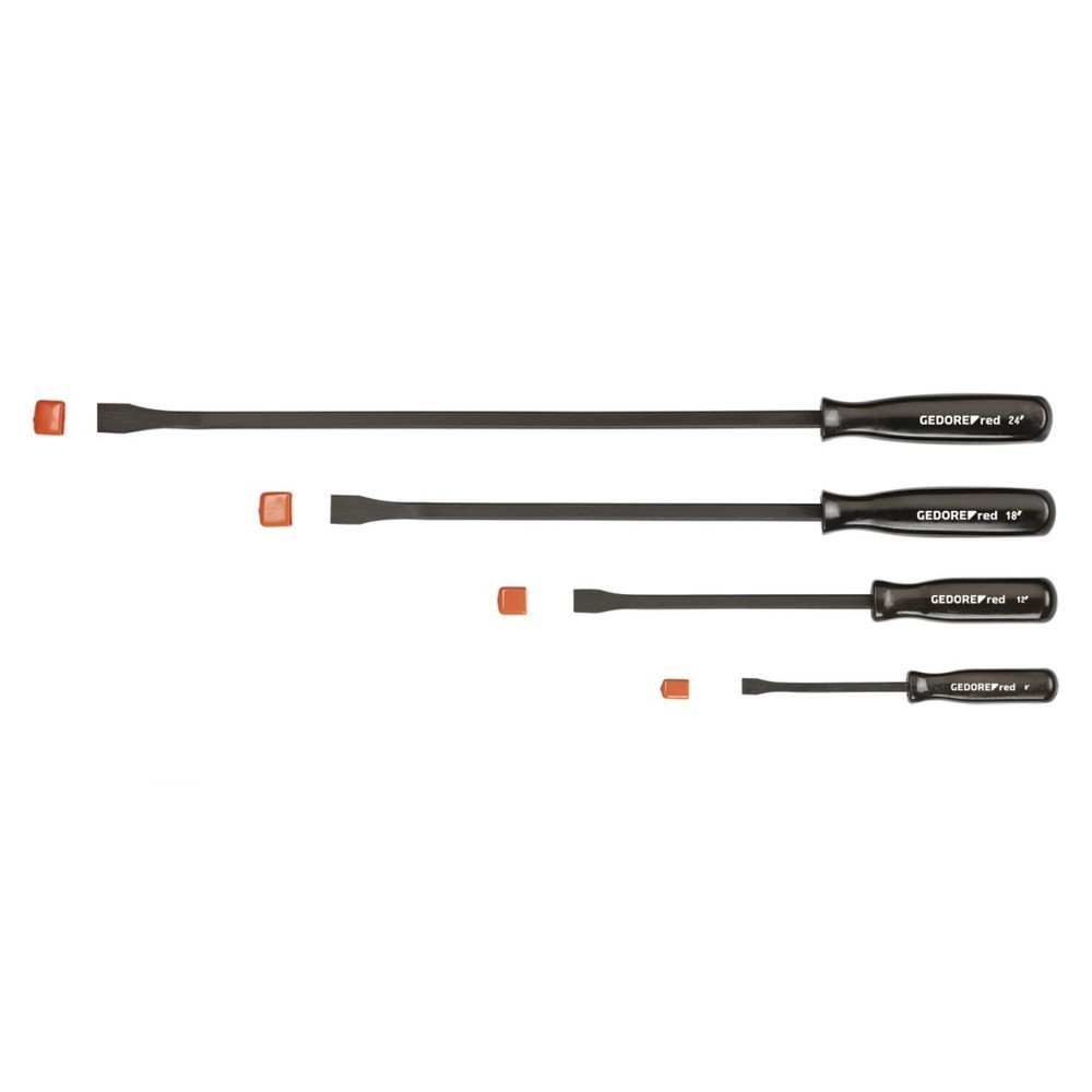 Produktabbildung: GEDORE red Montierhebelsatz L.24-18-12-8 Zoll 4tlg R19101002