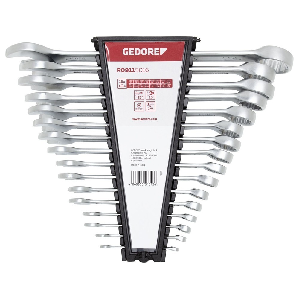 Produktabbildung: GEDORE red Ringmaulschl.Satz AF1/4-1.1/4 16tlg R09115016