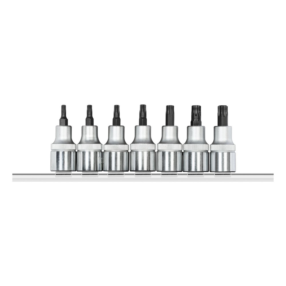 Produktabbildung: GEDORE red Schraubendr.Einsätze 1/2 +Leiste 7tlg R62458107