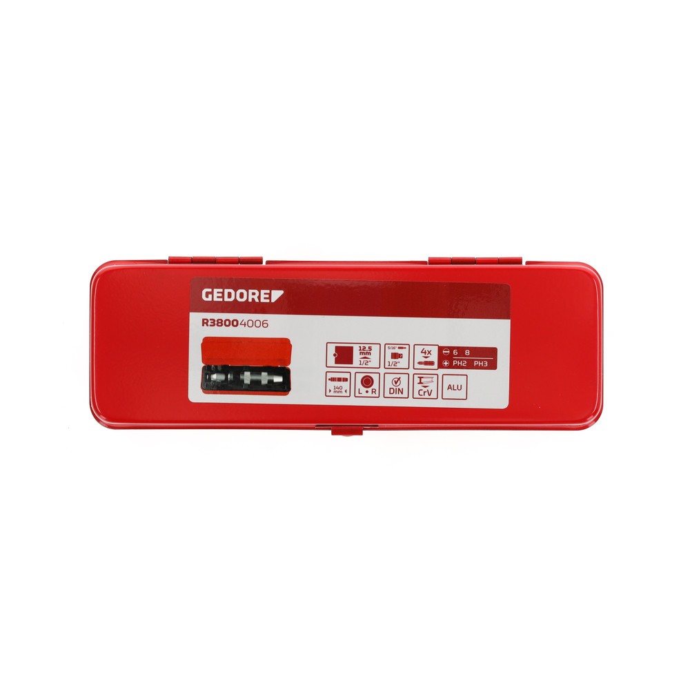 Produktabbildung Nr. 2: GEDORE red Schraubenlösersatz 1/2 +Bits 6tlg R38004006