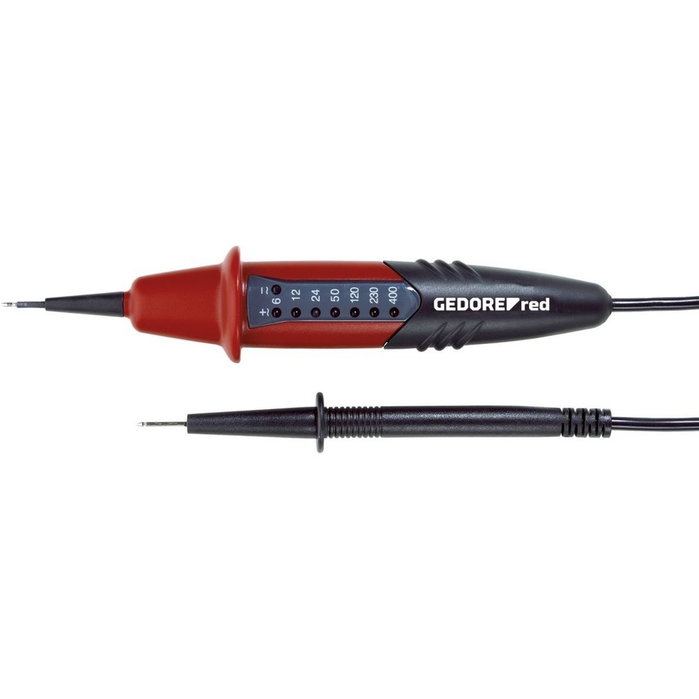 Produktabbildung: GEDORE red Spannungstester 2pol. 6-400V AC/DC IP65 R38120000