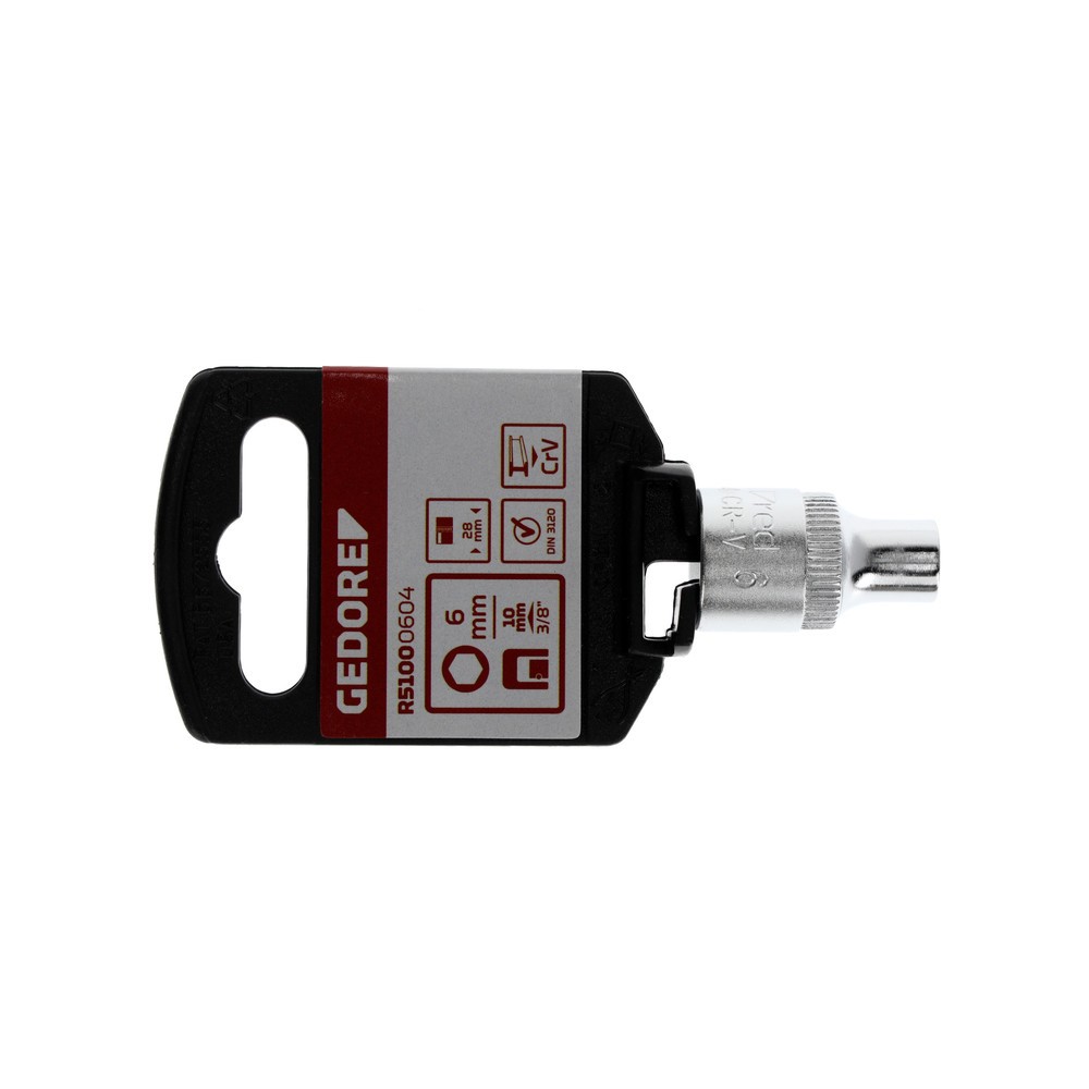 Produktabbildung Nr. 2: GEDORE red Steckschl.Einsatz 3/8 6kt SW6mm L.28mm R51000604