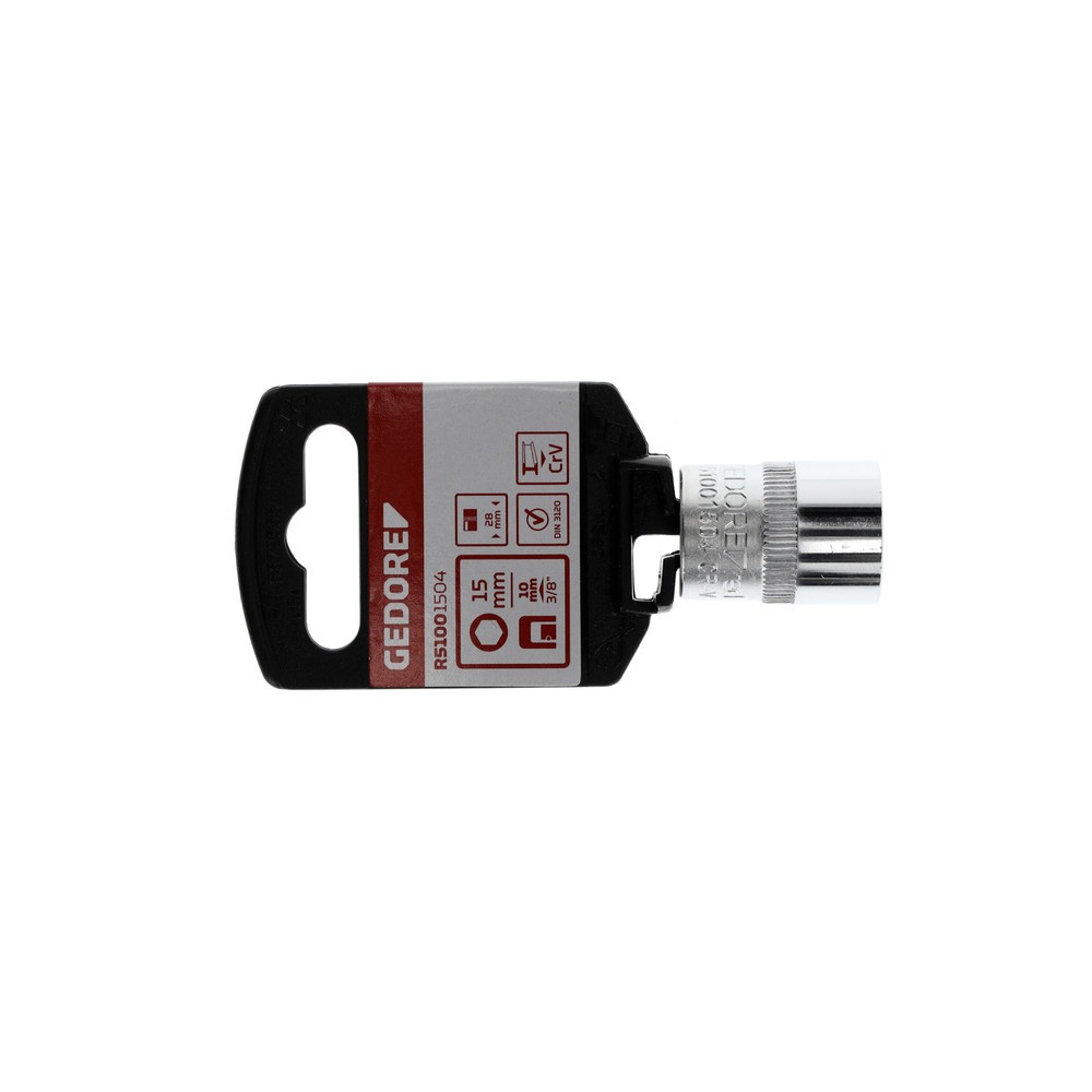 Produktabbildung Nr. 2: GEDORE red Steckschl.Einsatz 3/8 6kt SW15mm L.28mm R51001504