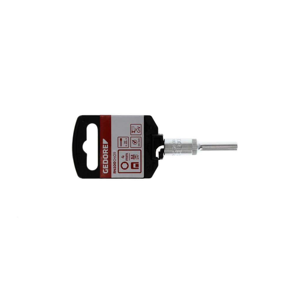 Produktabbildung Nr. 2: GEDORE red Steckschl.Einsatz 1/4 6kt SW4mm L.50mm R41000409