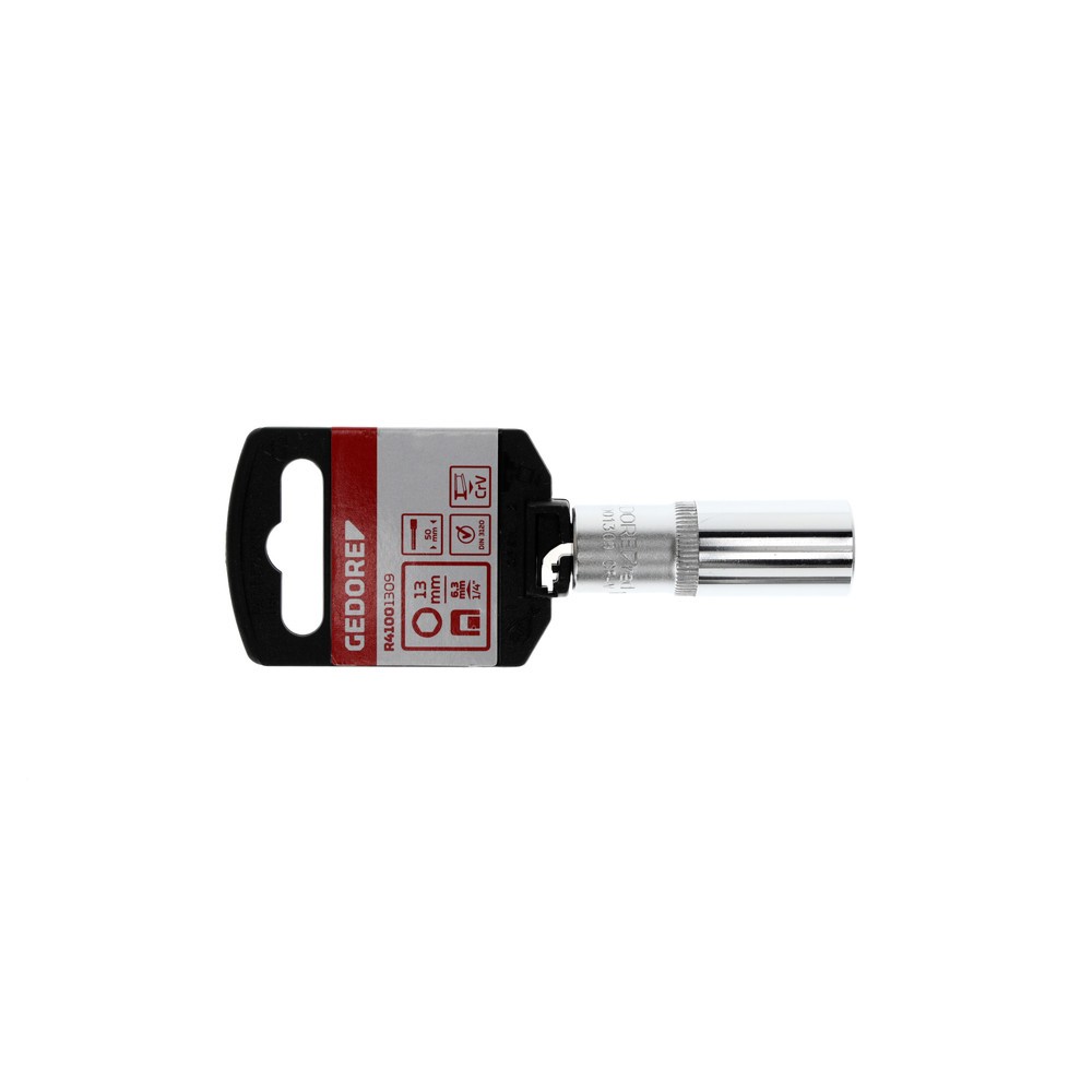 Produktabbildung Nr. 2: GEDORE red Steckschl.Einsatz 1/4 6kt SW13mm L.50mm R41001309