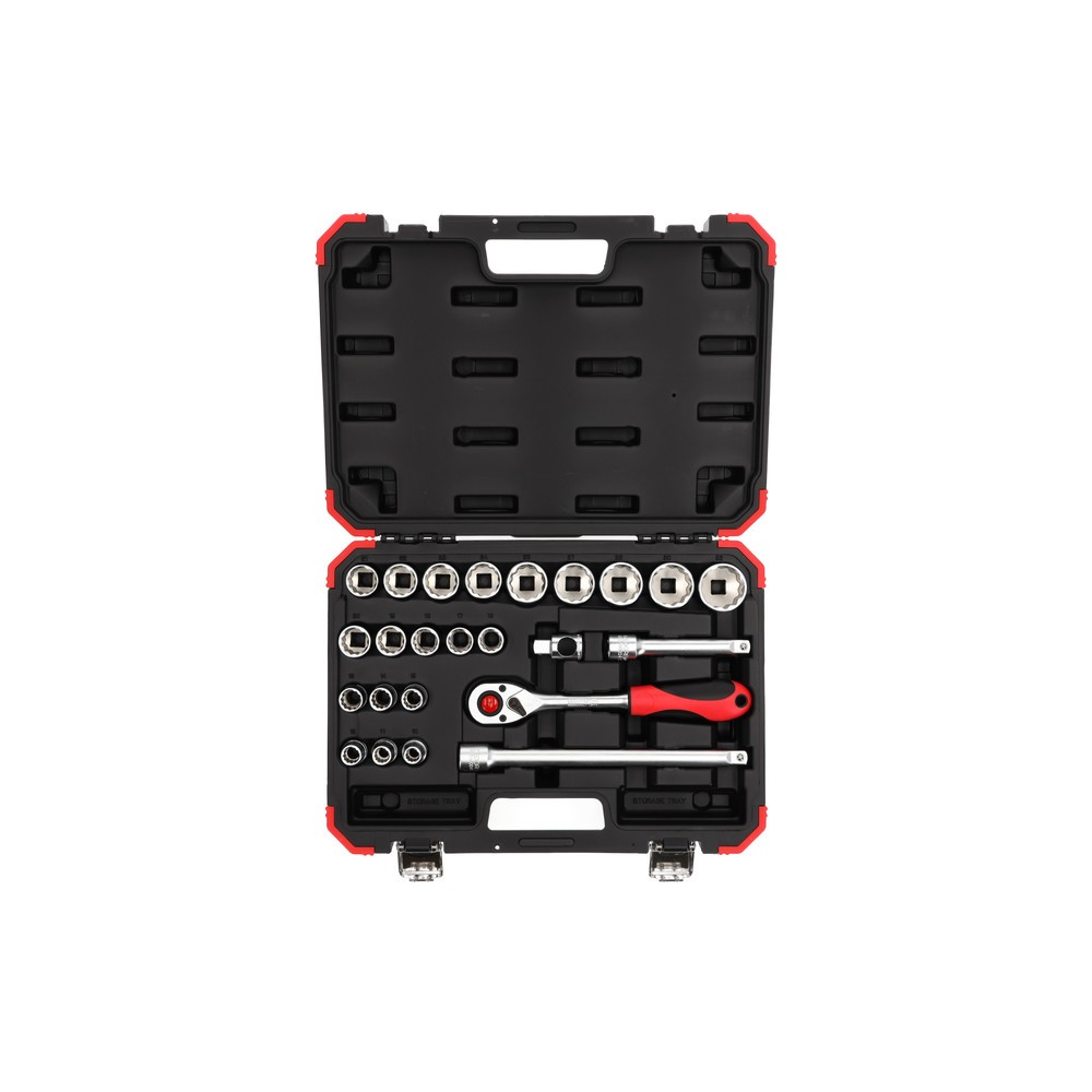 Produktabbildung: GEDORE red Steckschl.Satz 1/2 SW10-32mm 24tlg R69013024