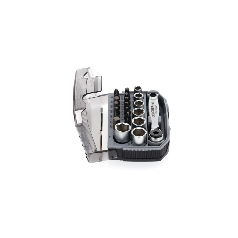 Produktabbildung Nr. 5: GEDORE red Steckschl.Satz 1/4 SW6-13mm +Bits 23tlg R49005023