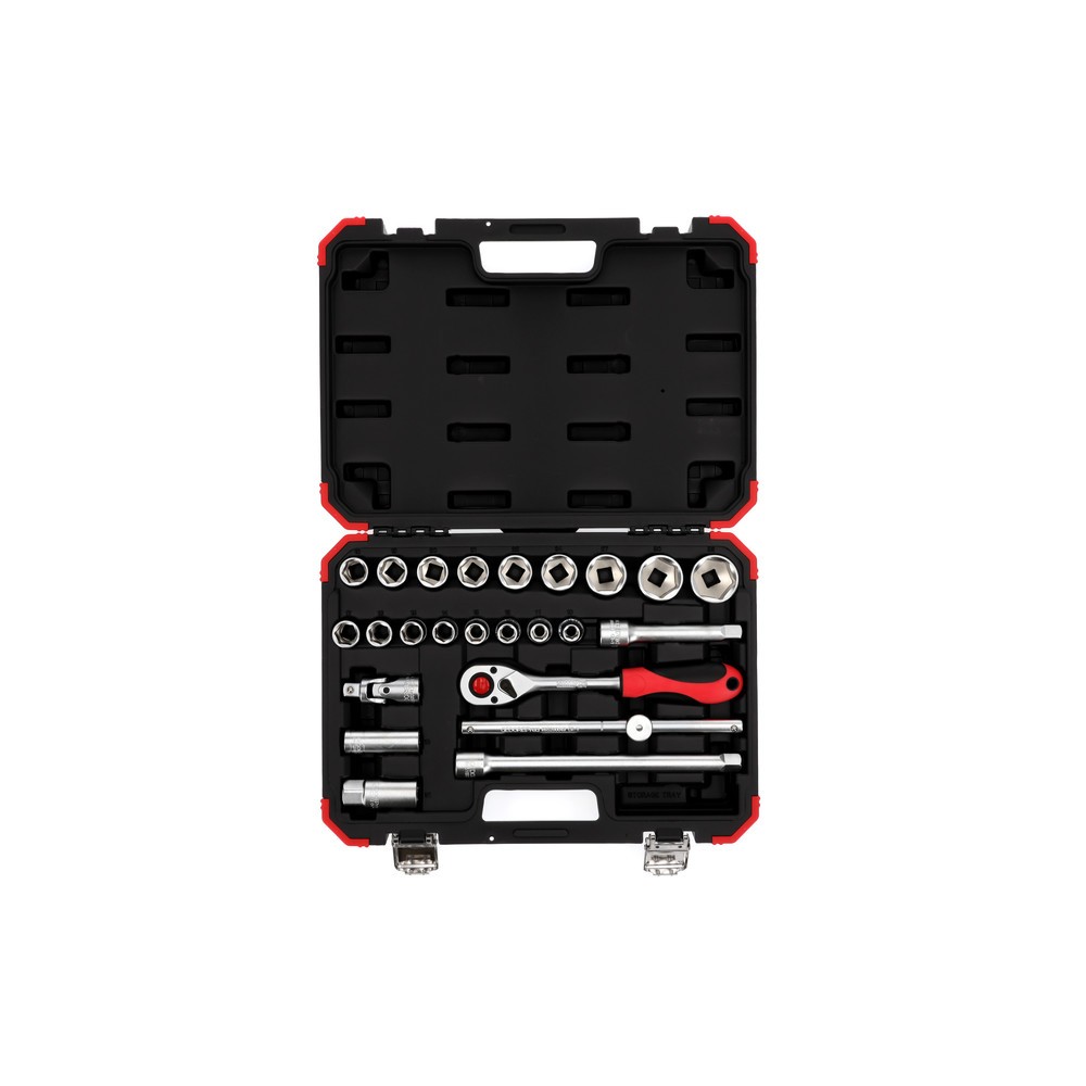 Produktabbildung: GEDORE red Steckschl.Satz 1/2 SW10-32mm 24tlg R69003024