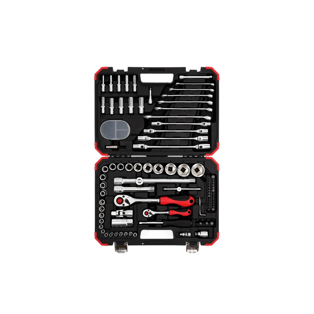 Produktabbildung: GEDORE red Steckschl.Satz 1/4+1/2 92tlg R46003092