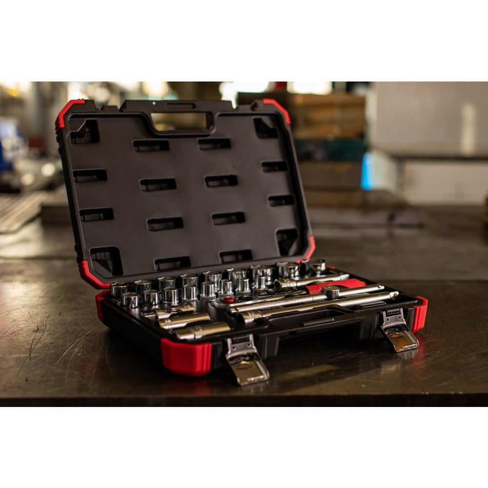 Produktabbildung Nr. 21: GEDORE red Steckschl.Satz 1/2 SW10-32mm 24tlg R69003024