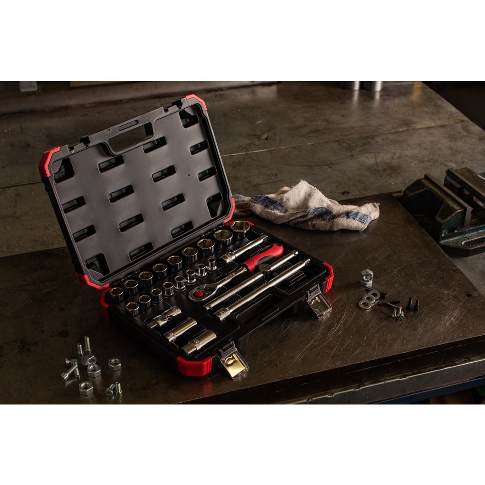 Produktabbildung Nr. 23: GEDORE red Steckschl.Satz 1/2 SW10-32mm 24tlg R69003024