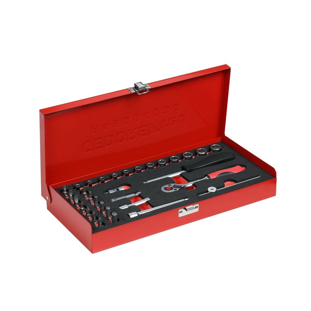 Produktabbildung Nr. 9: GEDORE red Steckschl.Satz 1/4 SW4-13mm 32tlg R49004033
