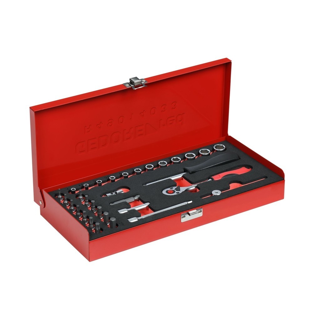 Produktabbildung Nr. 8: GEDORE red Steckschl.Satz 1/4 SW4-13mm 32tlg R49014033
