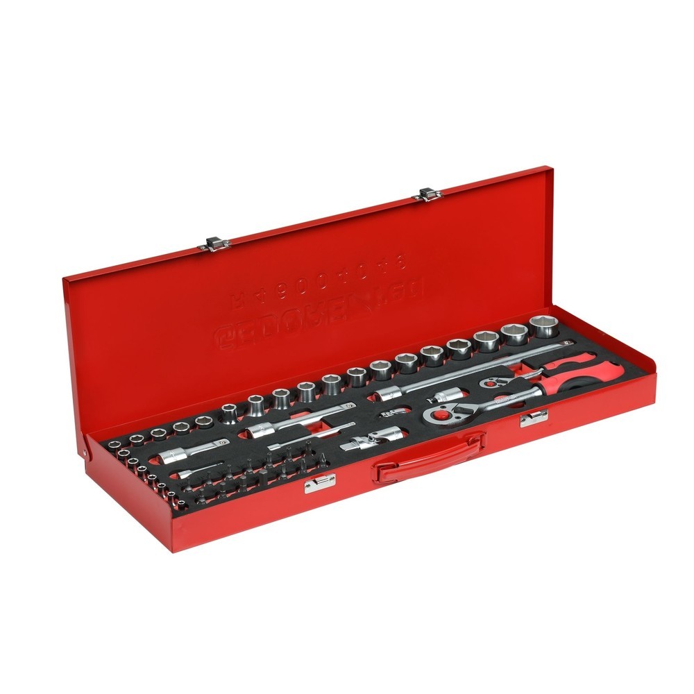 Produktabbildung Nr. 13: GEDORE red Steckschl.Satz 1/4+1/2 49tlg R46004049