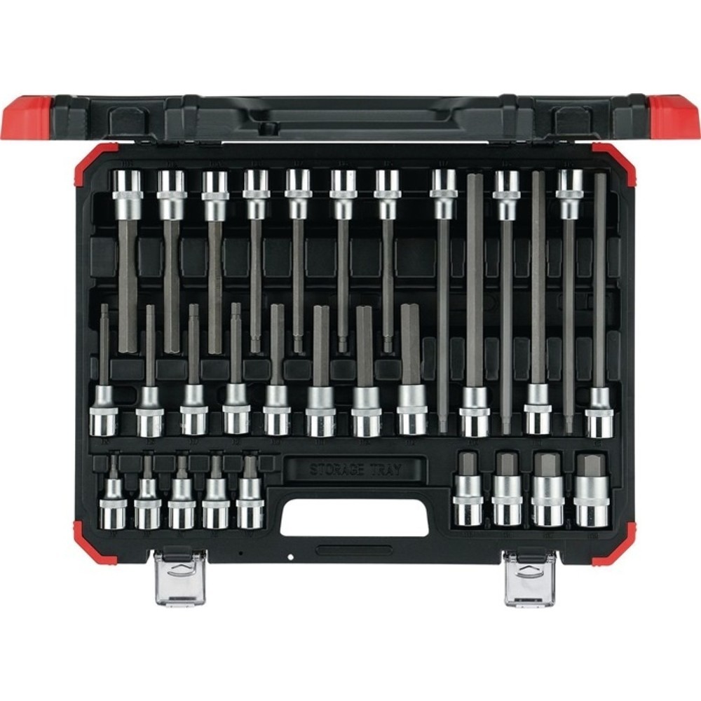 Produktabbildung: GEDORE RED Steckschlüsselsatz R6800 3030, 30-teilig, 1/2 Zoll