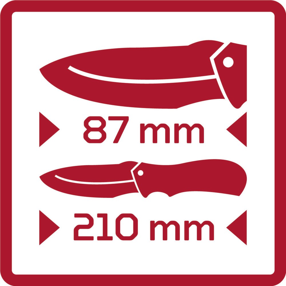 Produktabbildung Nr. 2: GEDORE red Taschenmesser Klingen-L.87mm 2K-Griff R93250008