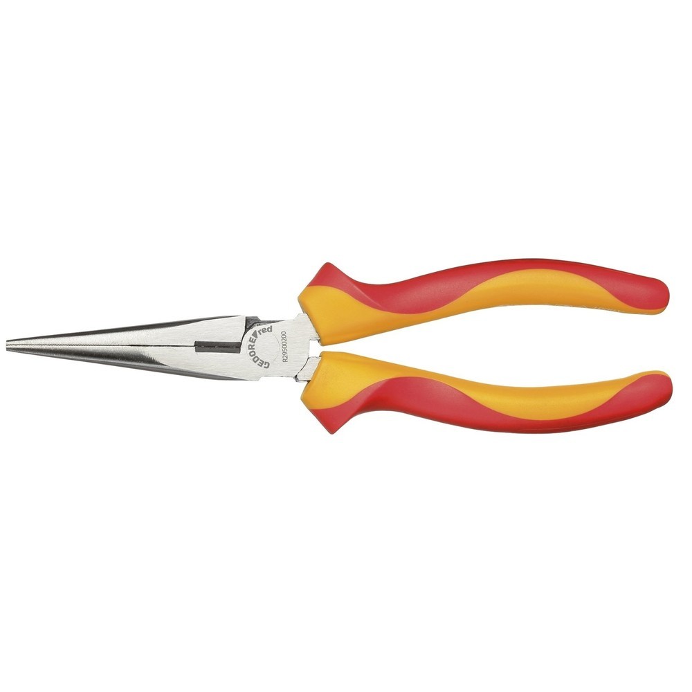 Produktabbildung: GEDORE red VDE-Flachrundzange L.200mm 2K-Griff R29500200
