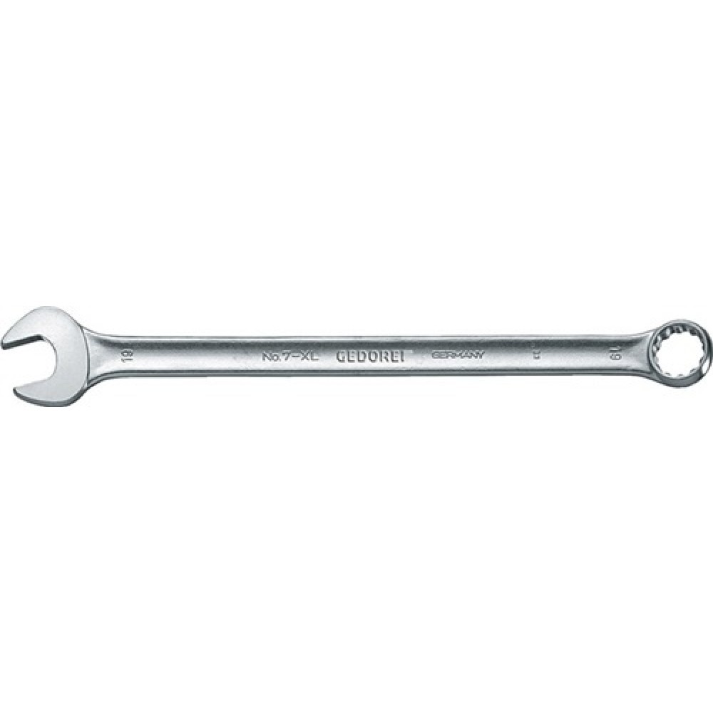 Produktabbildung: Ringmaulschlüssel 7 XL SW 8mm L.170mm Form A ext.lang CV-Stahl GEDORE