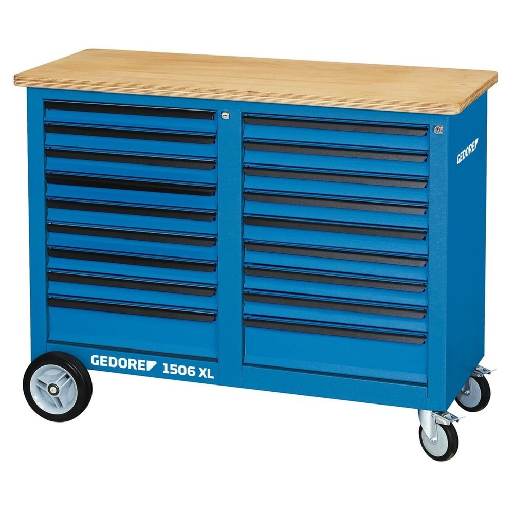 Produktabbildung Nr. 1: GEDORE Rollwerkbank 1,25 m breit mit 2x 9 Schubladen 1506 XL 2810