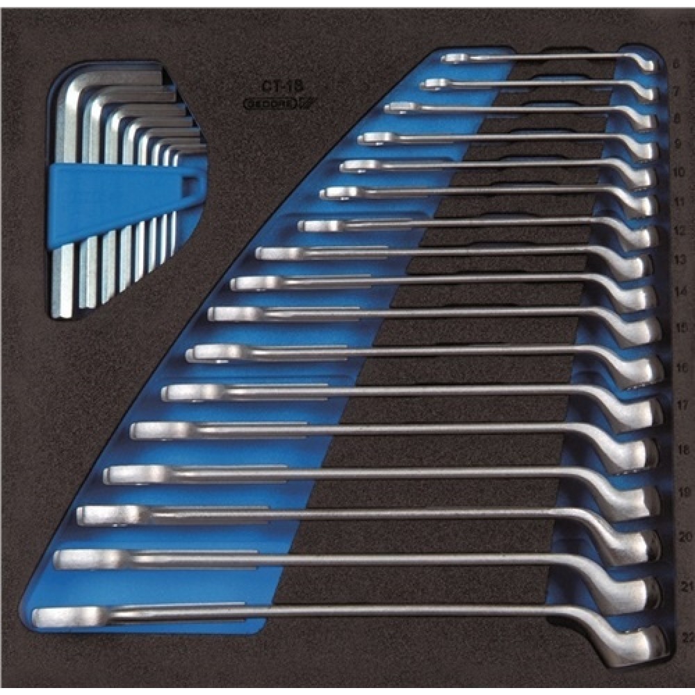 Produktabbildung: Werkzeugmodul 1500 CT2-1 B T315xB310mm 25-tlg.Ringmaul-/Stiftschlüsselsatz