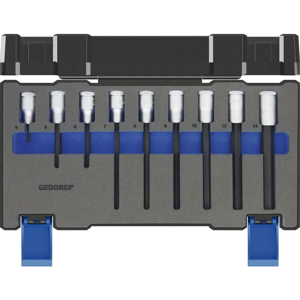 Produktabbildung: GEDORE Schraubendreher-Satz 1/2" 9-tlg IN 19-009