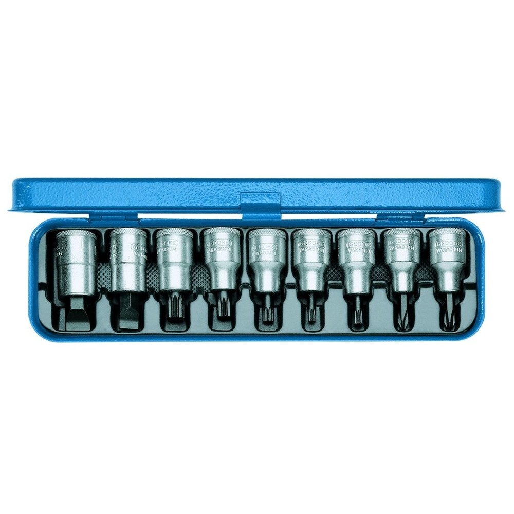 Produktabbildung: GEDORE Schraubendreher-Satz 1/2" 9-tlg IS-PH-XZN INX 19 PM