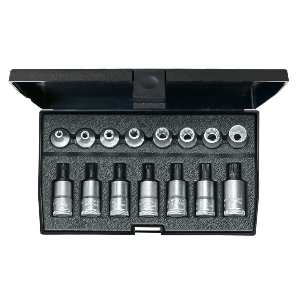 Produktabbildung: GEDORE Schraubendreher-Satz 3/8" 15tlg Innen-Außen-TORX ITX 30 TX-015