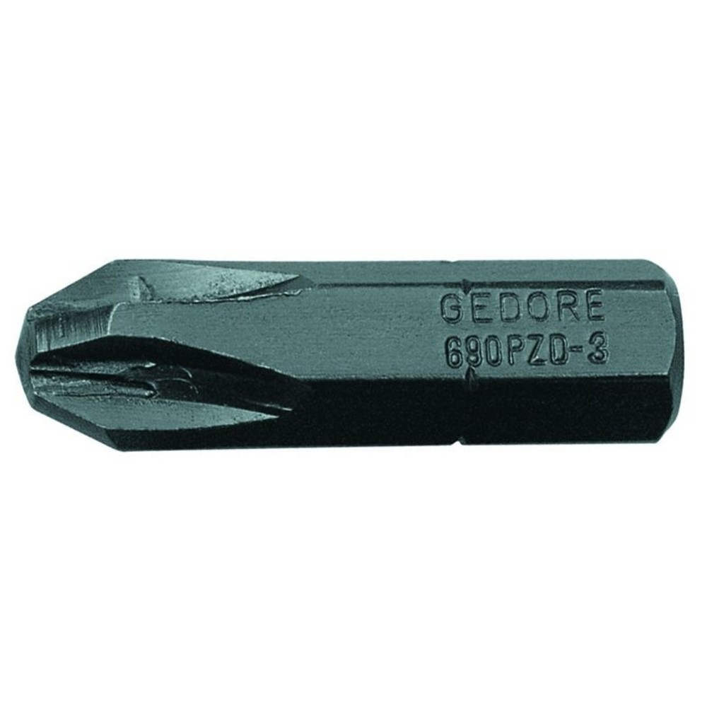 Produktabbildung: GEDORE Schraubendreherbit 1/4" Kreuzschlitz PZ 2 690 PZD 2 S-010