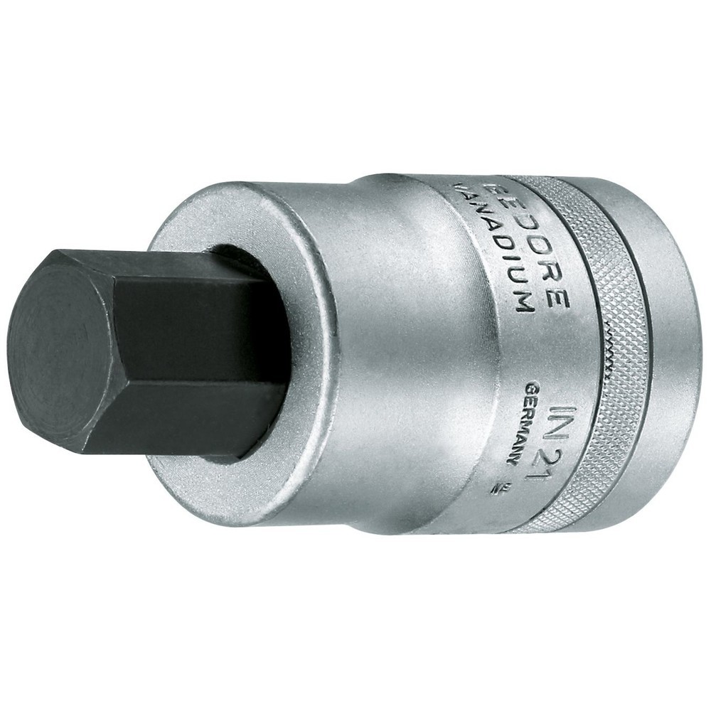 Produktabbildung: GEDORE Schraubendrehereinsatz 1" Innen-6kt 27 mm IN 21 27