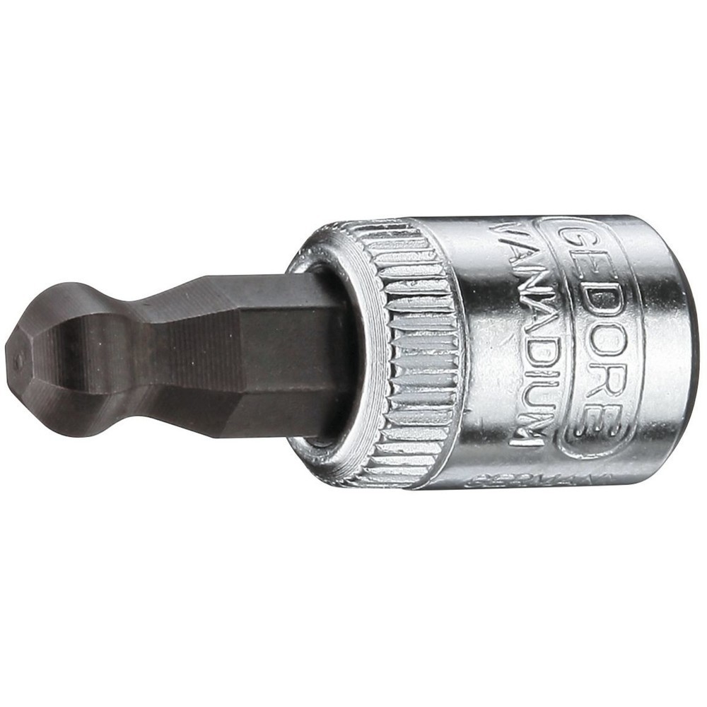 Produktabbildung: GEDORE Schraubendrehereinsatz 1/4" Kugelk. Innen-6kt 4 mm IN 20 K 4
