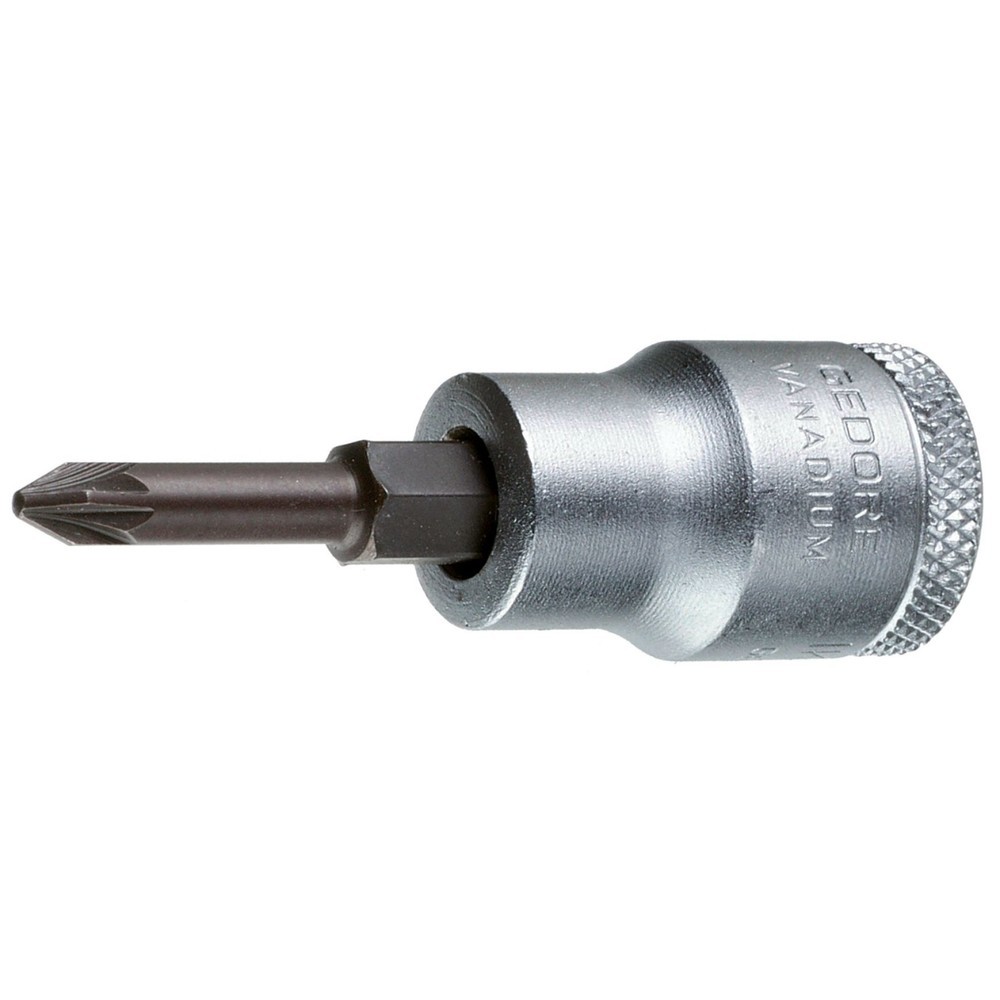 Produktabbildung: GEDORE Schraubendrehereinsatz 3/8" Kreuzschlitz PZ 1 IKS 30 PZD 1