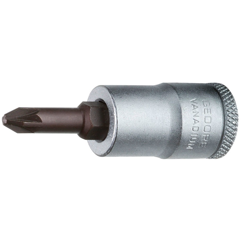 Produktabbildung Nr. 2: GEDORE Schraubendrehereinsatz 3/8" Kreuzschlitz PZ 1 IKS 30 PZD 1